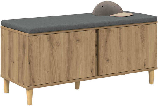 Έπιπλο Εισόδου με Παγκάκι Artisan Oak 60x38x46εκ.