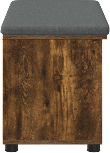 Entry Furniture with Bench Smoked Oak 80x38x46cm