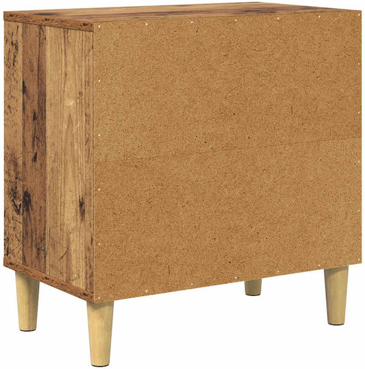 Vidaxl Casă Pentru Pisici Lemn Vechi 51 X 30 X 52 Cm Lemn Prelucrat