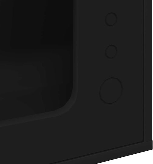 Vidaxl Σπίτι Γάτας Μαύρο 51 X 30 X 42 Εκ Επεξεργασμένο Ξύλο