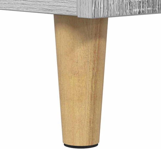Vidaxl Σπίτι Γάτας Γκρίζο Σονομα 51 X 30 X 52 Εκ Επεξεργασμένο Ξύλο