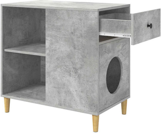 Vidaxl Cat House Concrete 72 x 42.5 x 70 cm Engineered Wood