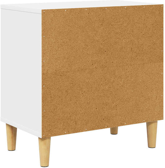 Vidaxl Cat House White 51 x 30 x 52 cm Engineered Wood