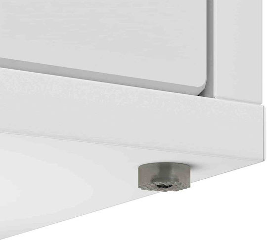 Vidaxl Σπίτι Γάτας Λευκό 42.5 X 40 X 52.5 Εκ Επεξεργασμένο Ξύλο