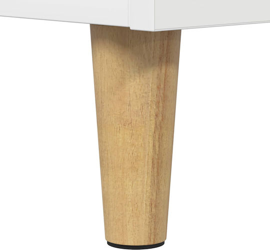 Vidaxl Cat House White 51 x 30 x 52 cm Engineered Wood
