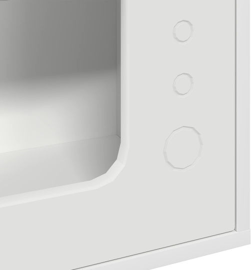 Vidaxl Cat House White 51 x 30 x 42 cm Engineered Wood