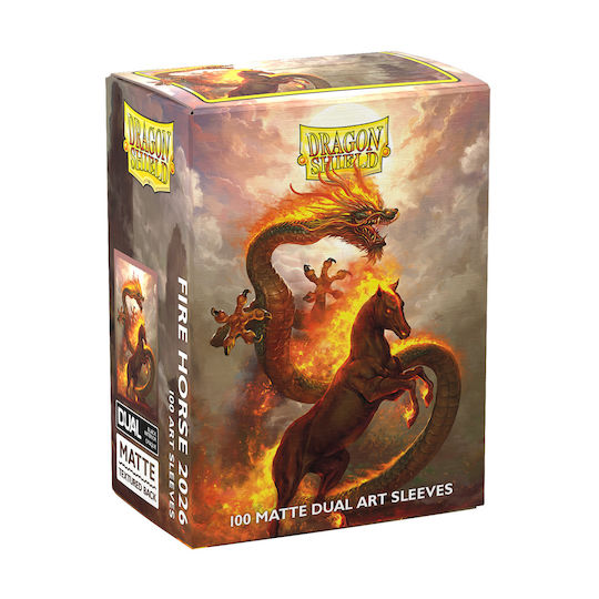 Dragon Shield Manșoane De Carduri Standard Mat Mat Dimensiune Standard 100 Bucăți