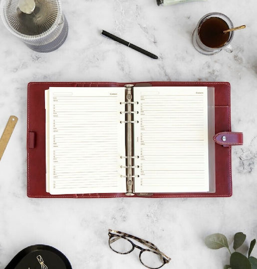 Filofax Täglich Veranstalter Burgundisch 14.8x21cm