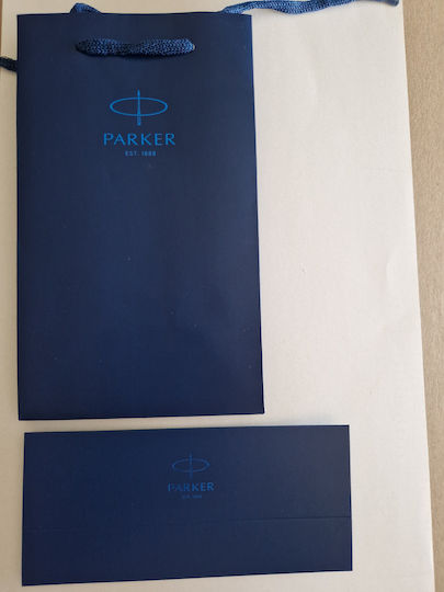 Parker IM Monochrome Piesă de Schimb pentru Vârf de Peniță Medium 1mm Albastru din Alamă cu 1 Vârfuri de Schimb