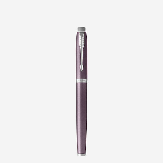 Parker Πένα Γραφής Fine Μωβ από Αλουμίνιο με Μπλε Μελάνι