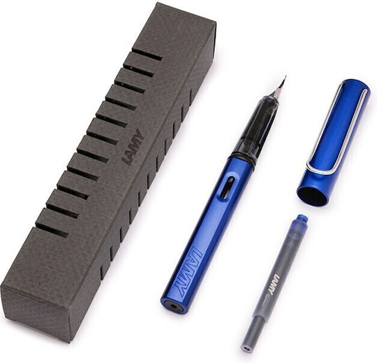 Lamy Lamy Füllfederhalter Medium Rot aus Aluminium mit Roten Tintenfarbe