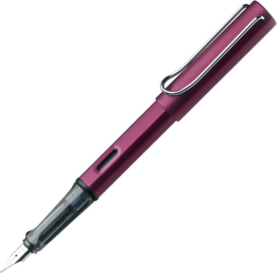 Lamy AL-star Writing Pen Medium Purple made of Aluminum with Blue Ink