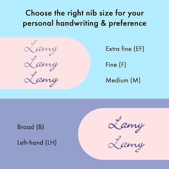Lamy AL-star Writing Pen Medium Purple made of Aluminum with Blue Ink