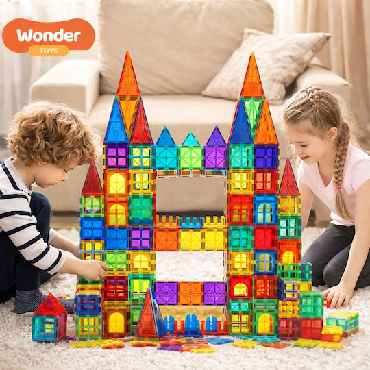 Wonder Toys Μαγνητικό Παιχνίδι Κατασκευών Classic Magnetic Blocks