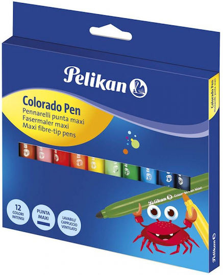 Pelikan Drawing Markers Thick Set 12pcs