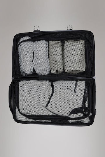 Rains Bag W3 Σακ Βουαγιάζ Μπορντό με Ρόδες από Δερματίνη Μ52xΠ22xΥ31εκ.