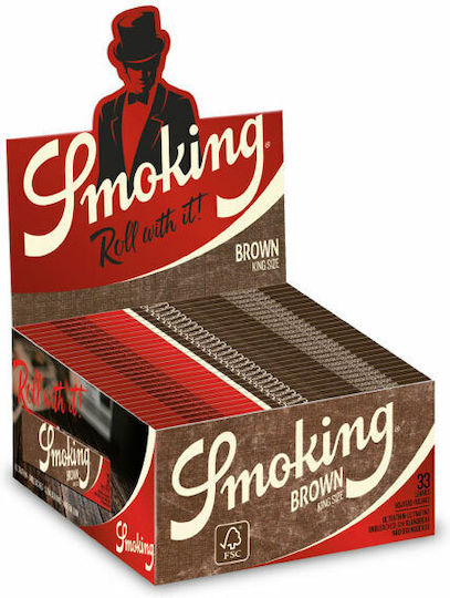Smoking Χαρτάκια Στριφτού Τσιγάρου King Size 33 φύλλα 1τμχ