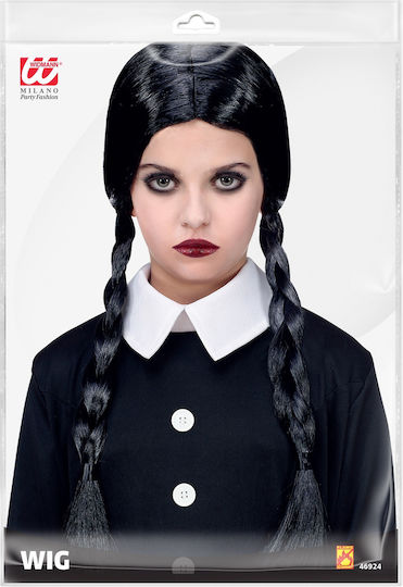 Carnival Wig Child's with Braids Brunette for Halloween