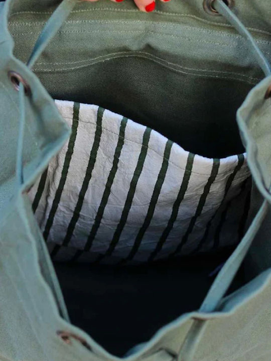 Hindbag Σχολική Τσάντα Πλάτης Πράσινη 17lt