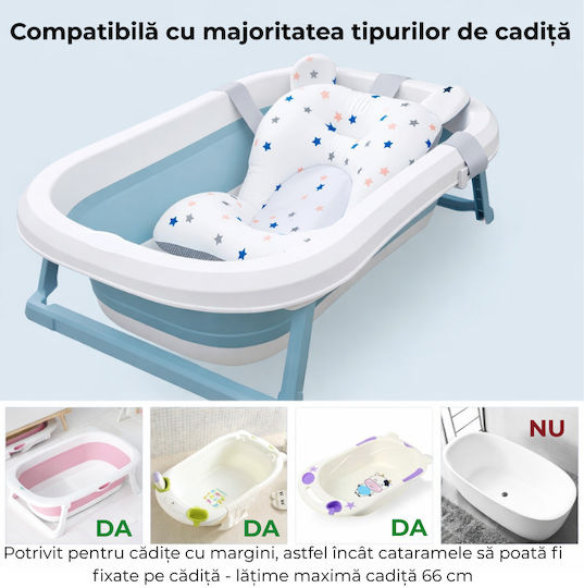 Kidizi Kissen / Unterstützungsmatratze für die Badewanne Weiß