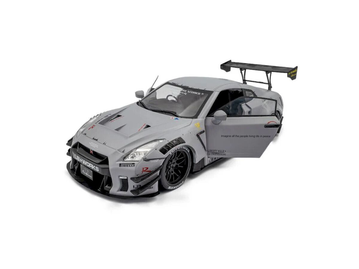 LB★WORKS Nissan GT-R　Matte Gray MINI GT #3 LB☆WORKS Nissan GT-R (R35) Matte Grey – J Toys Hobby