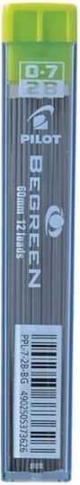 Pilot 12 Verpackungen x 12 Minen für Bleistifte Stärke 0.7mm Typ 2B