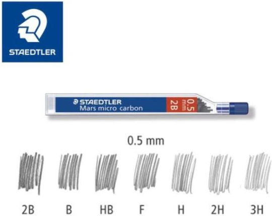 Пълнители за механични моливи Staedtler HB 0.5 mm 250 05-hb Stae25005hb