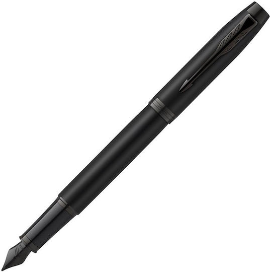 Parker Desk Set with Notebook and Pen IM Core Metal 2pcs Fine