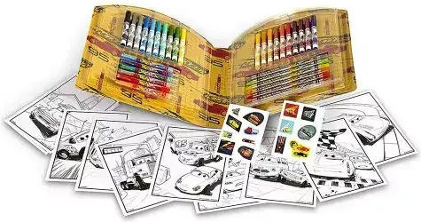 Crayola Cars 3 Комплект За Рисуване Над 40 Бройки Моливи Картинки За Деца Над 3 Години 102937 1-79