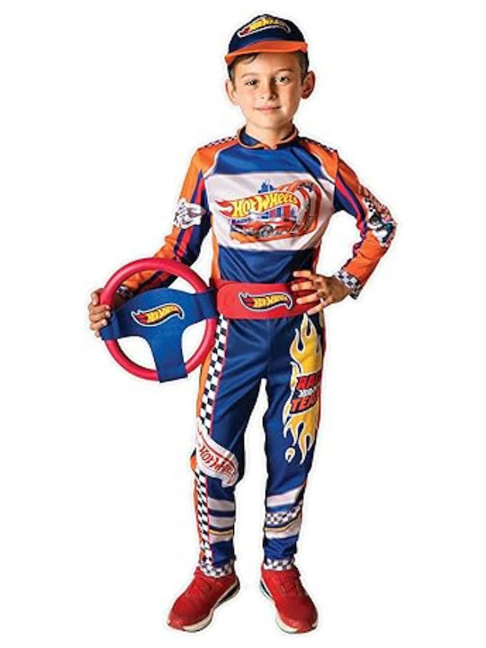 Αποκριάτικη Παιδική Στολή Hotwheels Οδηγός Ράλι