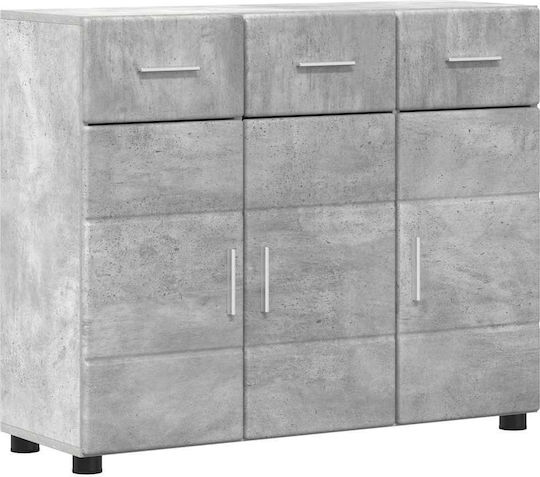 Sideboard Wooden Grey 88.5x30.5x73cm