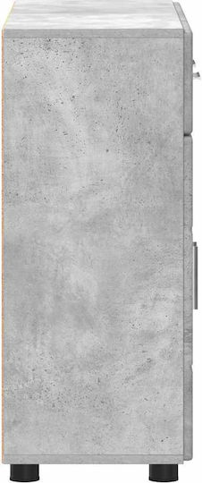 Sideboard Wooden Grey 88.5x30.5x73cm