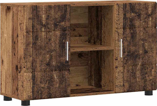 Sideboard Wooden Old Wood 88.5x30.5x55.5cm