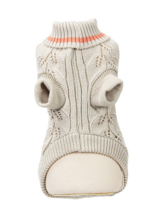 Glee Knitted Sweater for Dogs in Beige Colour XL