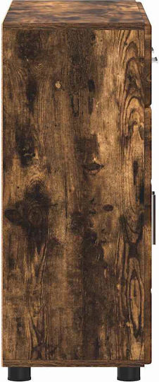 Μπουφές Ξύλινος Καπνιστό Δρύς 88.5x30.5x73cm