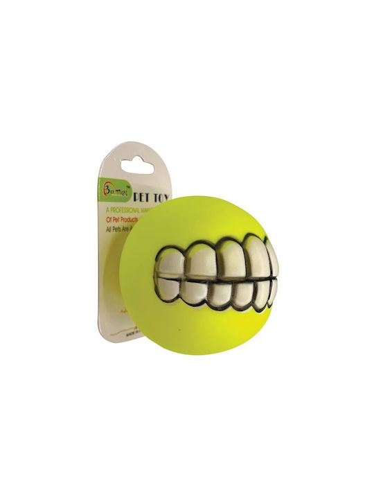 AGC Chewing Plastic Ball Dog Toy 7.5cm Yellow AGC Chewing Plastic Ball Dog Toy 7.5cm Yellow