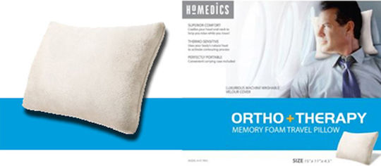 Homedics Μαξιλαράκι Ταξιδίου Memory Foam με Θήκη Μεταφοράς
