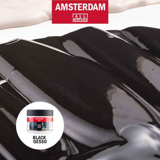 Royal Talens Amsterdam Гесо основа Черен за Дърво 250мл