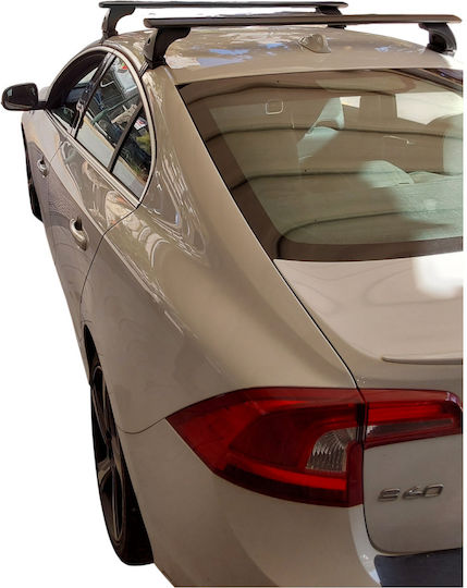 Nordrive Μπάρες Οροφής Αλουμινίου για Volvo S60 2010-2018 (Σετ με πόδια)