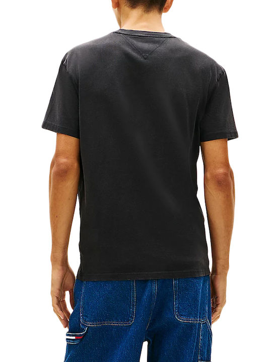 Tommy Hilfiger Neck Tricou Black