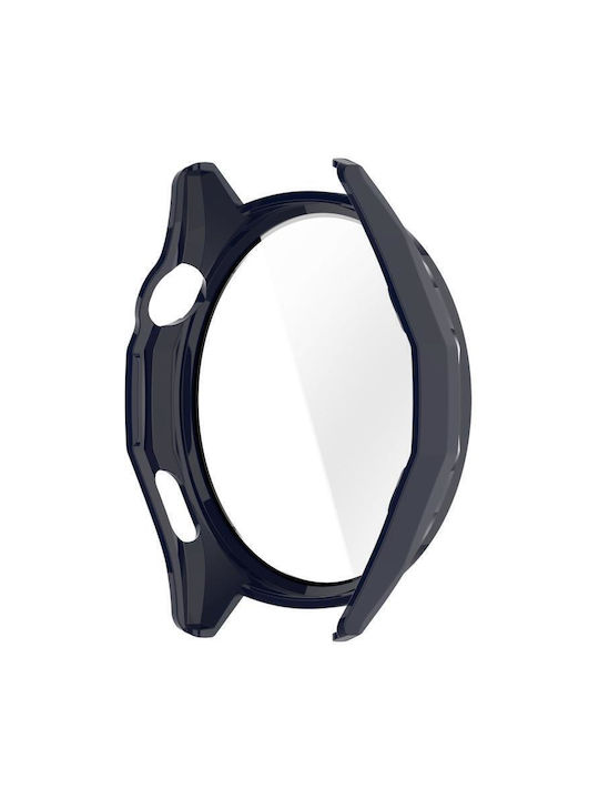 Пластмасов Калъф със Стъкло в Син цвят за Huawei Watch GT 6 46мм