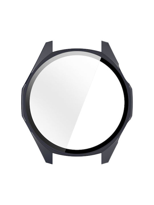 Пластмасов Калъф със Стъкло в Син цвят за Huawei Watch GT 6 46мм
