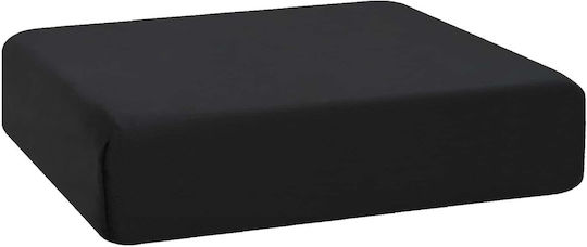 vidaXL Seat Cushion 40x40x11cm Black 42020201