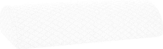 vidaXL Seat Cushion with Memory Foam 52x20x12cm White 42020196