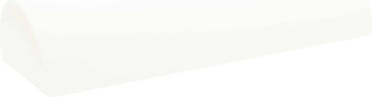vidaXL Seat Cushion with Memory Foam 52x20x12cm White 42020196