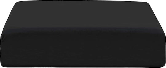 vidaXL Seat Cushion 40x40x11cm Black 42020201
