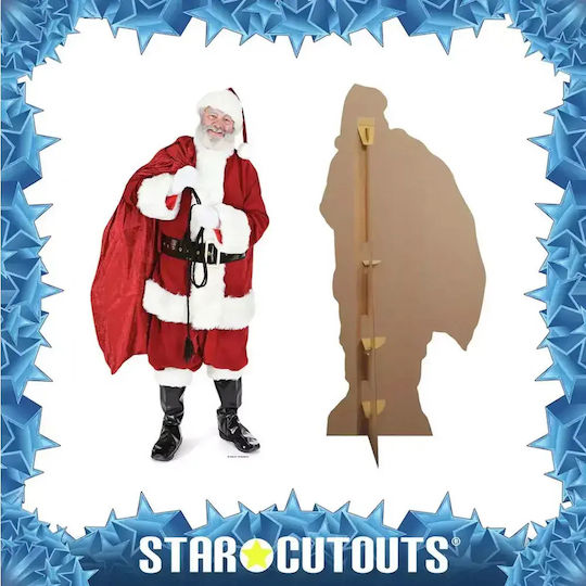 Large Cardboard Poster Star Cutouts Santa Claus Sack 9945948 Dc Realistic Floor Figure Height 180 Cm Package Size 100 X 69 Cm