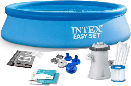 Intex Easy Set Round Swimming Pool PVC 1942L Inflatable 244x61cm