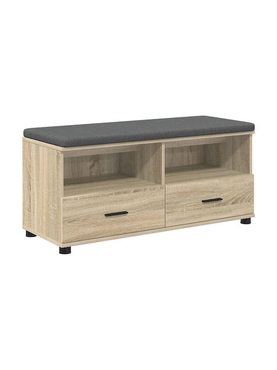 Έπιπλο Εισόδου με Παγκάκι Δρύς Sonoma 100x38x46εκ.