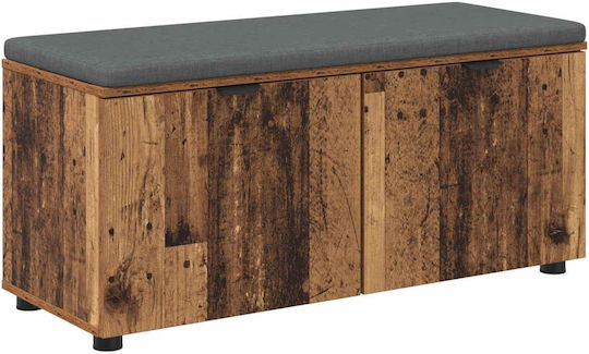 Mobilier de Intrare cu Bancă Old Wood 100x38x46cm